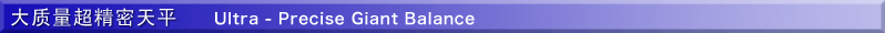 大質量超精密天秤　Ultra - Precise Giant Balance